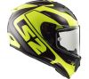 LS2 FF323 ARROW CARBON EVO STING WINEBERRY helma H-V-žlutá vel.XXL